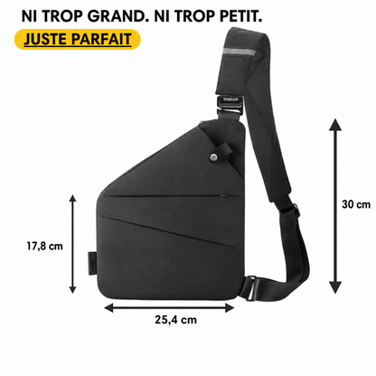 VoyaLock – Sac bandoulière antivol compact à fermetures cachées