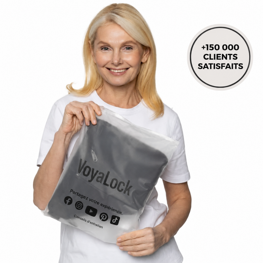 VoyaLock – Sac bandoulière antivol compact à fermetures cachées